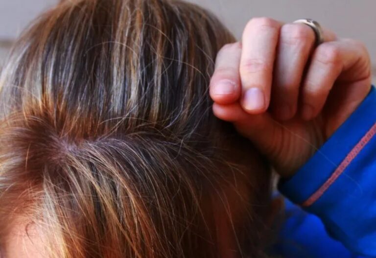 Woman Plucking Grey Hair 768x527