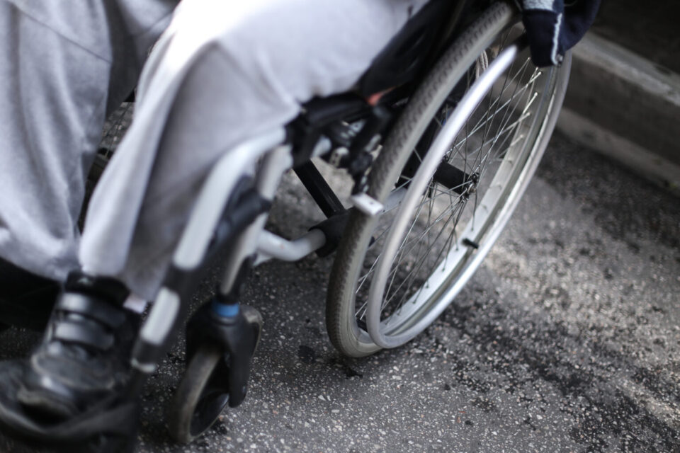 Protest By People With Disabilities Outside The Ministry Of Econ